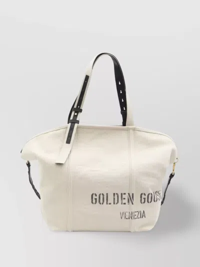 Golden Goose Shopping 24.7 Ew Canvas Tye Dye With Print In White