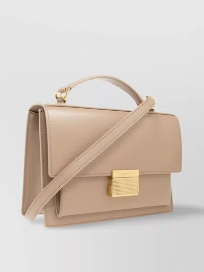 Golden Goose Beige Calf Leather Bag