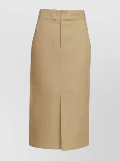 Maison Margiela Midi Skirt In Brown