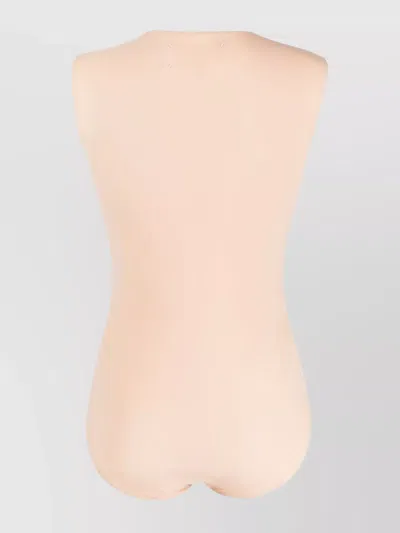 Maison Margiela Women's Sleeveless Bodysuit In Pink