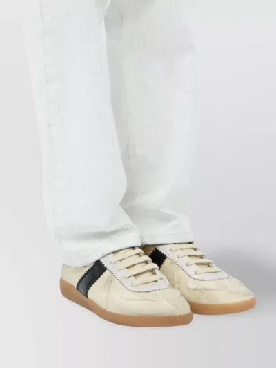 Maison Margiela Beige Fabric Chunky Sneakers