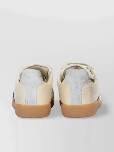 Maison Margiela Beige Fabric Chunky Sneakers
