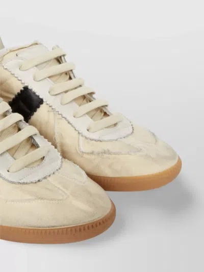 Maison Margiela Beige Fabric Chunky Sneakers