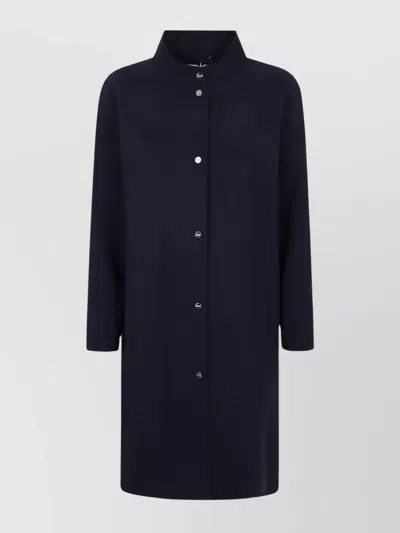 Herno First Act High Collar Long Sleeves Coat In Multi