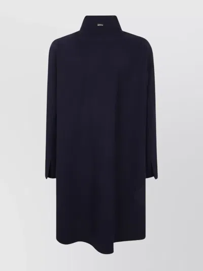 Herno First Act High Collar Long Sleeves Coat In Multi