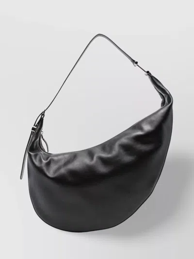 Marni Small Dot Hobo Shoulder Bag In Black