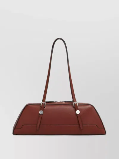 Marni Structured Duffle Bag Long Handles In Red