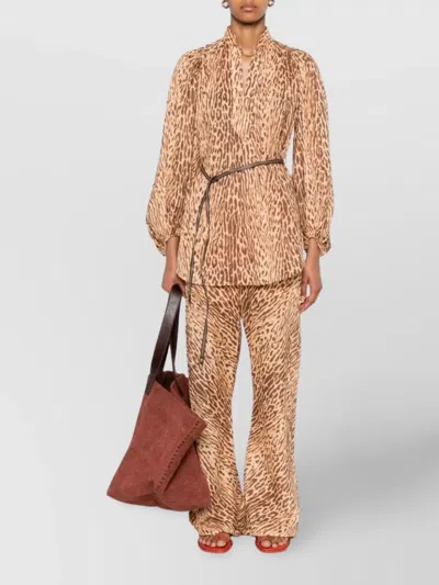 Zimmermann Cascadian Tunic In Brown