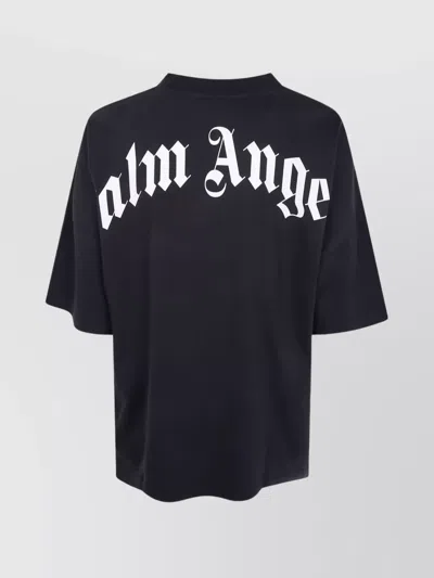 Palm Angels Black Cotton T-shirt