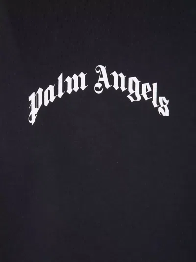 Palm Angels Black Cotton T-shirt