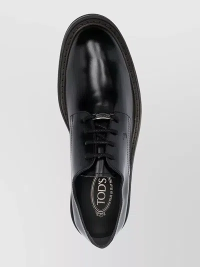 Tod's Tods Lace Up Shoes In Black