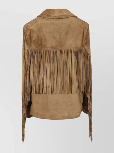 Golden Goose Paul Smith Loves Barbour Multicolor Stripe Cotton Jacket In Brown