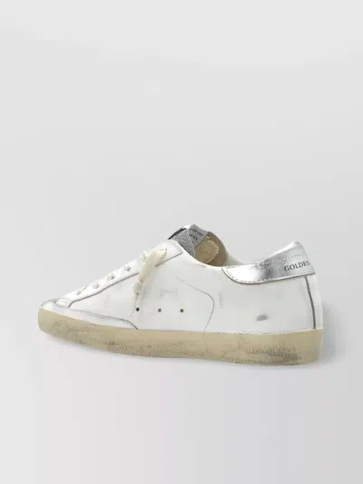 Golden Goose Crystal Toe And Tongue Zebra Star Sneakers