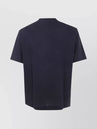 Emporio Armani Basic Crew Neck T-shirt In Blue