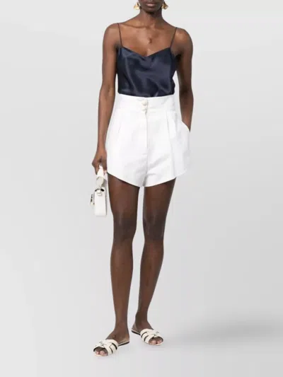 Theory Silky V-neck Camisole Top In Blue