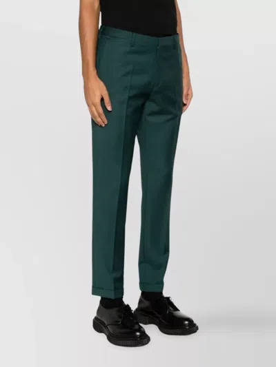 Paul Smith Tailored Men's Trousers Cuffed Hem In Blue