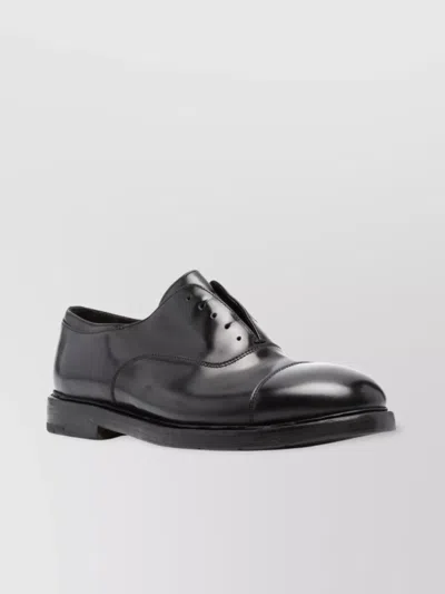 Premiata King Lace-up Oxford Shoes In Black