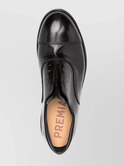 Premiata King Lace-up Oxford Shoes In Black