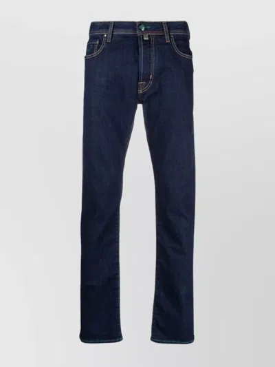 Jacob Cohen Blue Cotton Jeans & Pant In Blue