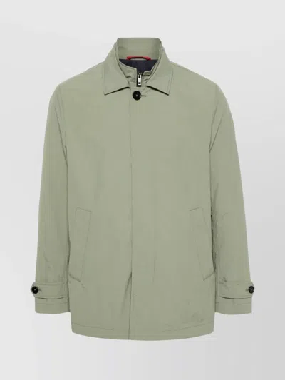 Fay Short Jacket Front Pockets In Gray