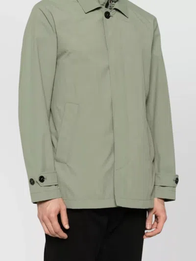 Fay Short Jacket Front Pockets In Gray