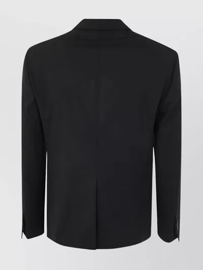 Dsquared2 Suit With Chest Pocket And Notched Lapels In Black