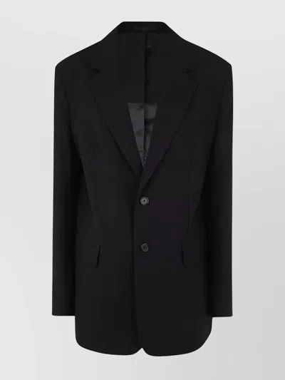 Filippa K Davina Blazer With Front Flap Pockets In Black