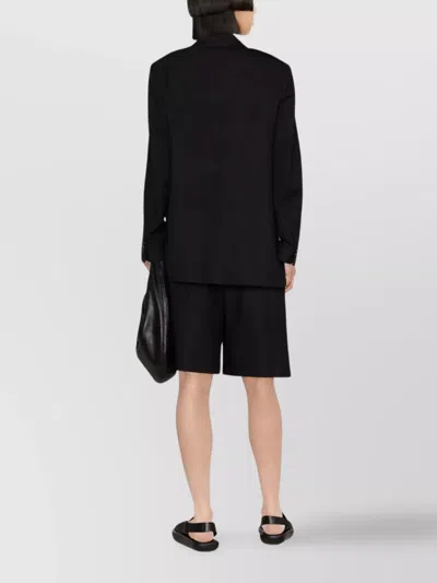Filippa K Davina Blazer With Front Flap Pockets In Black