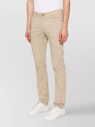 Jacob Cohen Men Bard Slim Fit Five Pockets Denim In Brown