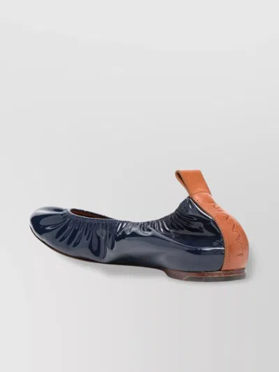 Lanvin The Ballerina Flat In Patent Leather For Women