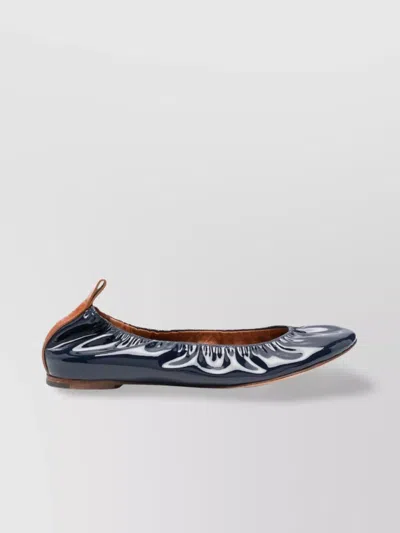Lanvin The Ballerina Flat In Patent Leather For Women