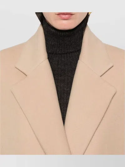 Jil Sander Short Double Breasted Tailor Made Crombie In Neutral