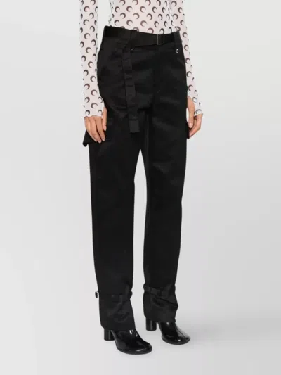 Sacai Tailored Straight Pants In Black