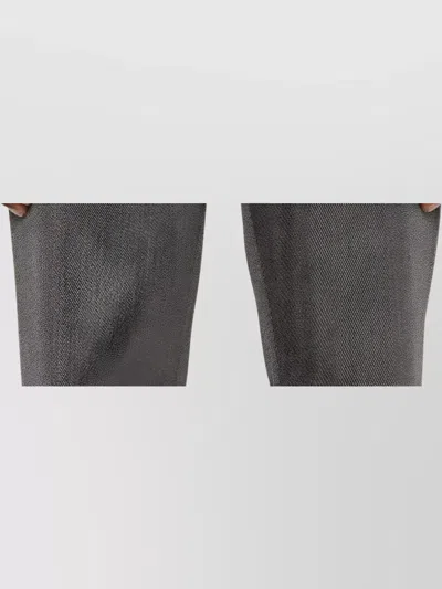 Lardini Man Attitude Straight Leg Trousers In Gray