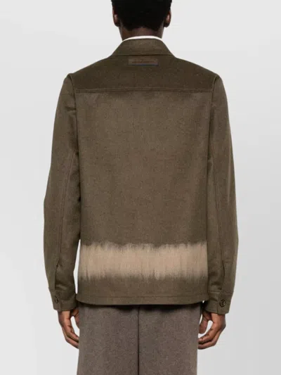 Jacob Cohen Tailored Jacket With Spread Collar And Chest Pockets In Brown