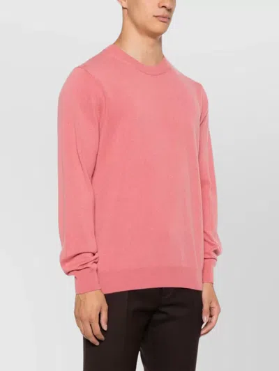Paul Smith Mens Sweater Crew Neck In Pink