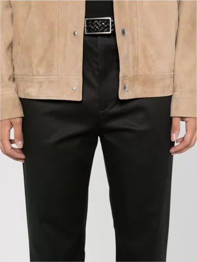 Paul Smith Men's Pants Featuring Belt Loops In Black