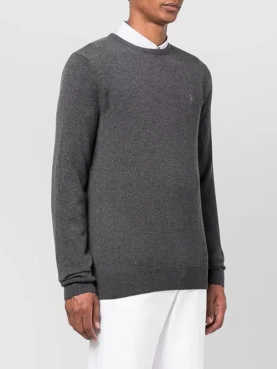 Polo Ralph Lauren Long Sleeve Crew Neck Pullover In Gray