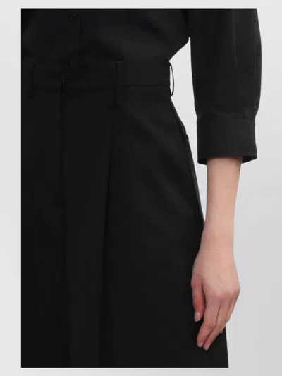 Simone Rocha Wide Leg Cropped Trousers In Blue