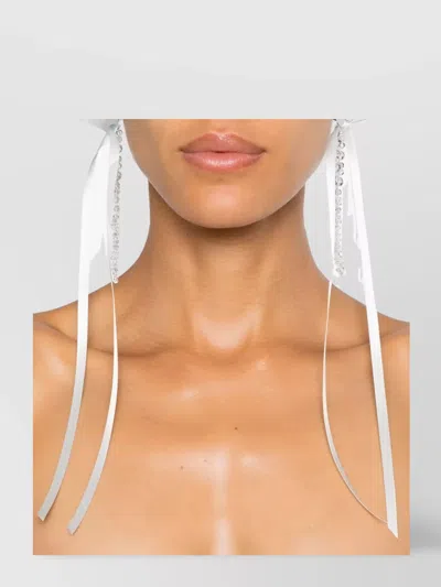 Simone Rocha Ribbon Bow Drip Earrings