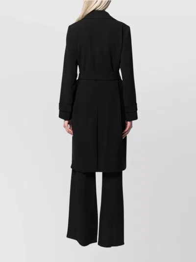 Theory Oaklane Tech Blend Belted Coat In Blue