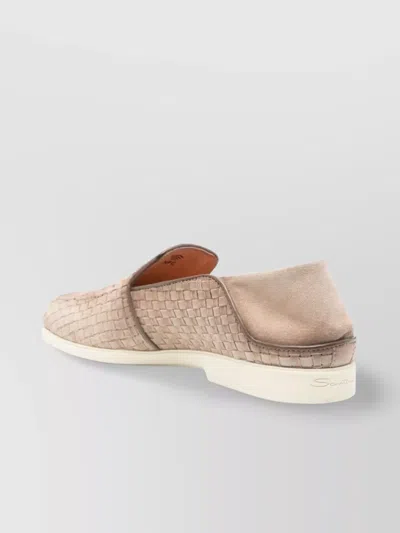 Santoni Theo B Loafer Malibu In Neutral