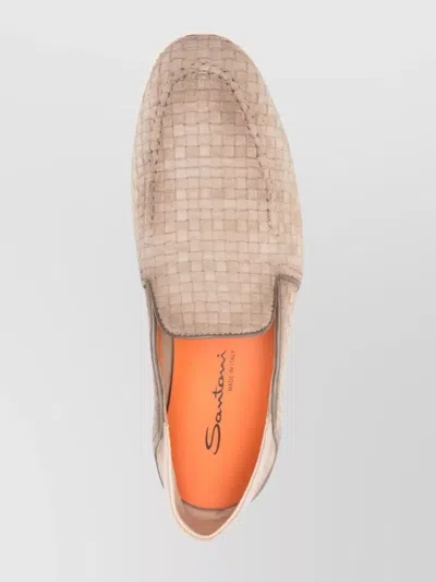 Santoni Theo B Loafer Malibu In Neutral