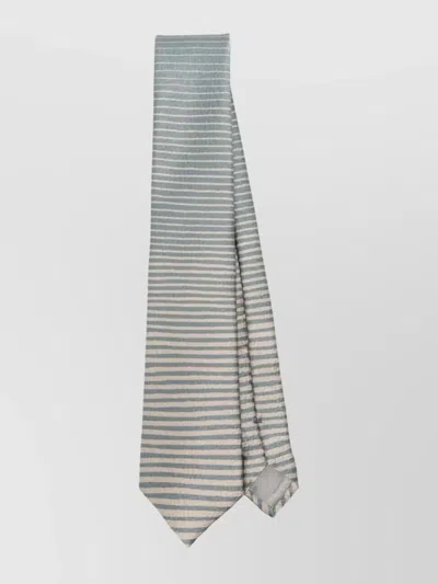 Giorgio Armani Striped Tie With Lightweight Soft Texture