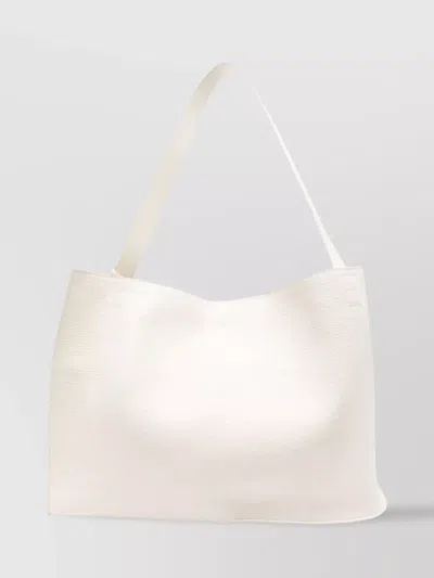 Studio Nicholson Mirror Textured Tote Bag In White