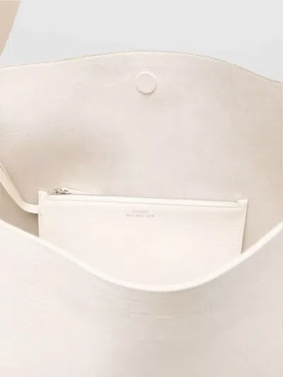 Studio Nicholson Mirror Textured Tote Bag In White