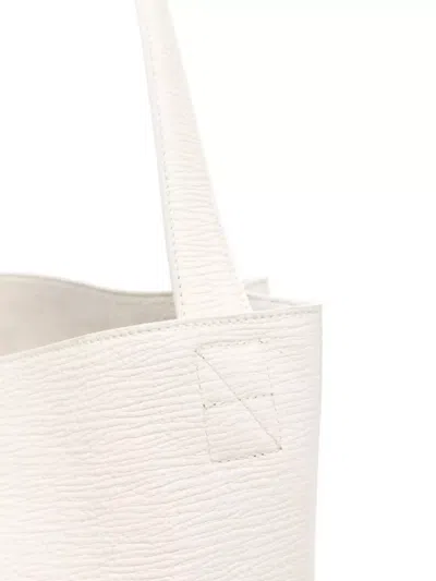 Studio Nicholson Mirror Textured Tote Bag In White