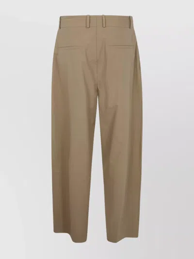 Studio Nicholson Double Pleat Volume Pant In Green