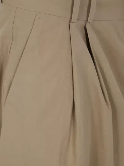 Studio Nicholson Double Pleat Volume Pant In Green