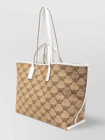 Mcm Sky Oth Shopper Medium Bag In Neutral